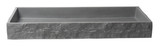 ALFI 39" x 16" Solid Concrete Gray Matte Trough Sink for the Bathroom - ABCO39TR