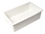 Alfi ABF3219SUD-W White 32" x 19" Single Bowl Fireclay Undermount / Drop In Fireclay Kitchen Sink