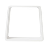 Alfi ABST55 White Matte Solid Surface Resin Bathroom / Shower Stool
