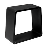 ALFI Black Matte Solid Surface Resin Bathroom / Shower Stool - ABST55BM