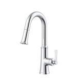 Gerber Northerly Single Handle Pull-Down Prep Faucet w/ Snapback 1.75gpm - Chrome - D150579