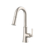 Gerber Northerly Single Handle Pull-Down Prep Faucet w/ Snapback 1.75gpm - Stainless Steel - D150579SS