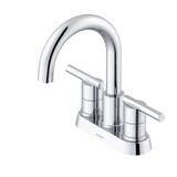 Gerber Parma Two Handle Centerset Lavatory Faucet w/ Metal Touch Down Drain 1.2gpm - Chrome - D307058