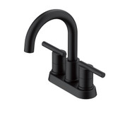 Gerber Parma Two Handle Centerset Lavatory Faucet w/ Metal Touch Down Drain 1.2gpm - Satin Black - D307058BS