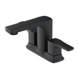 Gerber Tribune Two Handle Centerset Lavatory Faucet w/ 50/50 Pop-Up Drain 1.2 - Satin Black - D307070BS