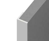 Swanstone 96 inch Metal Edge Finishing Trim Kit in White