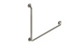 Healthcraft Easy Mount L-Shaped Grab Bar 30-in x 30-in - Stainless Steel - GB-30x30-SK
