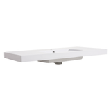 Fine Fixtures 48" X 18" Vanity Sink Gel Coated Single Sink 2.5" Thick - VET4818W-S