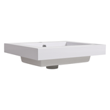 Fine Fixtures 20" X 18" Vanity Sink Gel Coated 2.5" - White - VET2018W