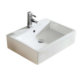 Fine Fixtures Vessel Sink 23 Inch X 17 Inch - White - VE2317W