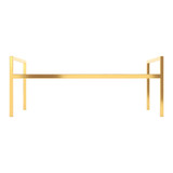 Fine Fixtures Shawbridge Leg / Base 24" Wide - Satin Brass - SHLG24SB
