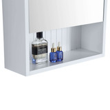 Fine Fixtures Venezian Medicine Cabinet 18" Wide - Matte White - VNMC18WH