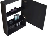 Fine Fixtures Venezian Medicine Cabinet 22" Wide - Matte Black - VNMC22BL