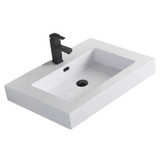 Fine Fixtures Gel-Coated Sink 30 Inch X 18 Inch - White - VEA3018W
