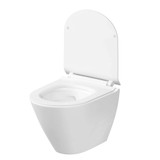 Fine Fixtures Supreme Wall Hung Toilet With Rimless Flush - White Color - WT12RM