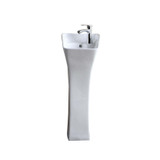Fine Fixtures Windfield Pedestal Sink 12" X 11" - White - WD1211W