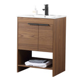 Fine Fixtures Phoenix Vanity Cabinet 24" Wide - Walnut