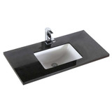 Fine Fixtures Black Stone Quartz Countertop For 36" Vanity - VMT36BL