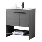 Fine Fixtures PH30CG Phoenix Vanity Cabinet 30" Wide - Classic Gray