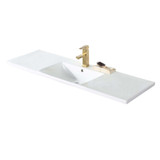 Fine Fixtures VT4818W Single Bowl Vanity Top 48 Inch X 18 Inch - White
