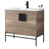 Fine Fixtures SH36GR Shawbridge Vanity Cabinet 36" Wide - Shadow Grey