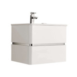 Fine Fixtures Sundance  Wall Hung Vanity Cabinet 24" Wide - White