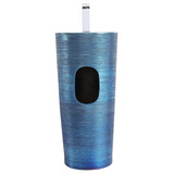 Fine Fixtures Vannes Pedestal Sink 16 Inch x 16 Inch - Brushed Blue - VA1616BB