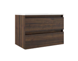 Lucena Bath 88895 32" 2 Drawer Valenti Box Vanity, Left Side Bowl