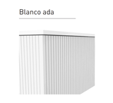 Lucena Bari Single Drawer Wall Mounted Floating Vanity Cabinet Only, for Left Side Sink 40" W x 16" H x 18" D - White Color - 87507