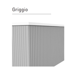 Lucena Bari Single Drawer Wall Mounted Floating Vanity Cabinet Only, for Left Side Sink 40" W x 16" H x 18" D - Griggio Color - 70846