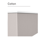 Lucena Bari Single Drawer Wall Mounted Floating Vanity Cabinet Only 40" W x 16" H x 18" D - Cotton Color - 70834