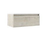 Lucena Bath 70679 40" x 16" High Single Drawer Abedul Box Vanity