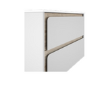 Lucena Cordoba Two Drawer Wall Mount Vanity 40" W x 22" H x 18" D - Griggio Color with Aliso Interior - 71762