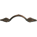 Laurey 25077 3"" Windsor Leaf Pull - Venetian Bronze