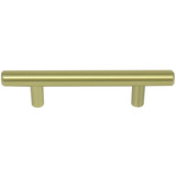 Laurey Steel T-Bar Pull - 4" C/C - Satin Brass - 87204