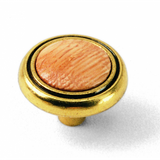 Laurey 15436 1 1/4" First Family Knob-Oak-Light Brass