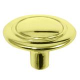 Laurey 1 1/4" Richmond Knob - Polished Brass - 55637