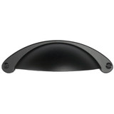 Laurey 52320 2 1/2" Nantucket Cup Pull - Matte Black