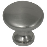 Laurey 1 3/8" Hollow Steel Knob - Brushed Satin Nickel - 54628