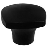 Laurey 1 1/4"" Square Knob - Aventura - Matte Black - 74420