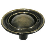 Laurey 1 1/2" Classic Traditions Ambassador Knob - Antique Brass - 75905