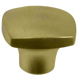 Laurey 74410 1 1/4" Square Knob - Aventura - Champagne Brass