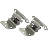 Laurey 28639 3/8" Inset Self-Closing Hinge - Satin Chrome