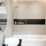 Fine Fixtures Pivot Frameless Tub Panel - 28" X 58" - Polished Chrome - TDP1-28PC