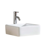 Fine Fixtures Vessel Sink 14" X 14" - White - VE1414W