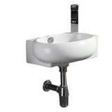 Fine Fixtures Wall Hung Sink 16" 1/2 X 11" - White - WH1611W