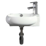 Fine Fixtures WH1611W Wall Hung Sink 16" 1/2 X 11" - White