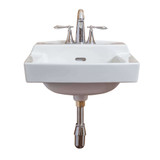 Fine Fixtures Wall Hung Sink 19" X 17" - White - WH1917W