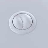 TOTO® Aquia 1Pc Push Button Cst654 53Mm - Cotton White - THU340#01