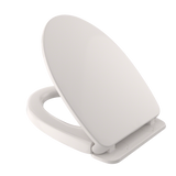 TOTO® SoftClose Non Slamming, Slow Close Elongated Toilet Seat and Lid, Colonial White - SS124#11